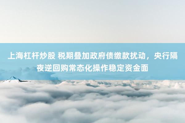上海杠杆炒股 税期叠加政府债缴款扰动，央行隔夜逆回购常态化操作稳定资金面